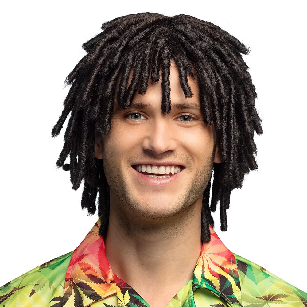 Boland Levi Jamaican Short Dreadlock Wig - Adult Costume Accessory