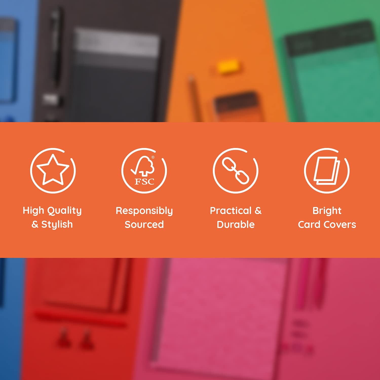 nu: Craze Cloud Notebook - A7 Black | 110 Pages | 80gsm FSC Paper | Wirebound 3