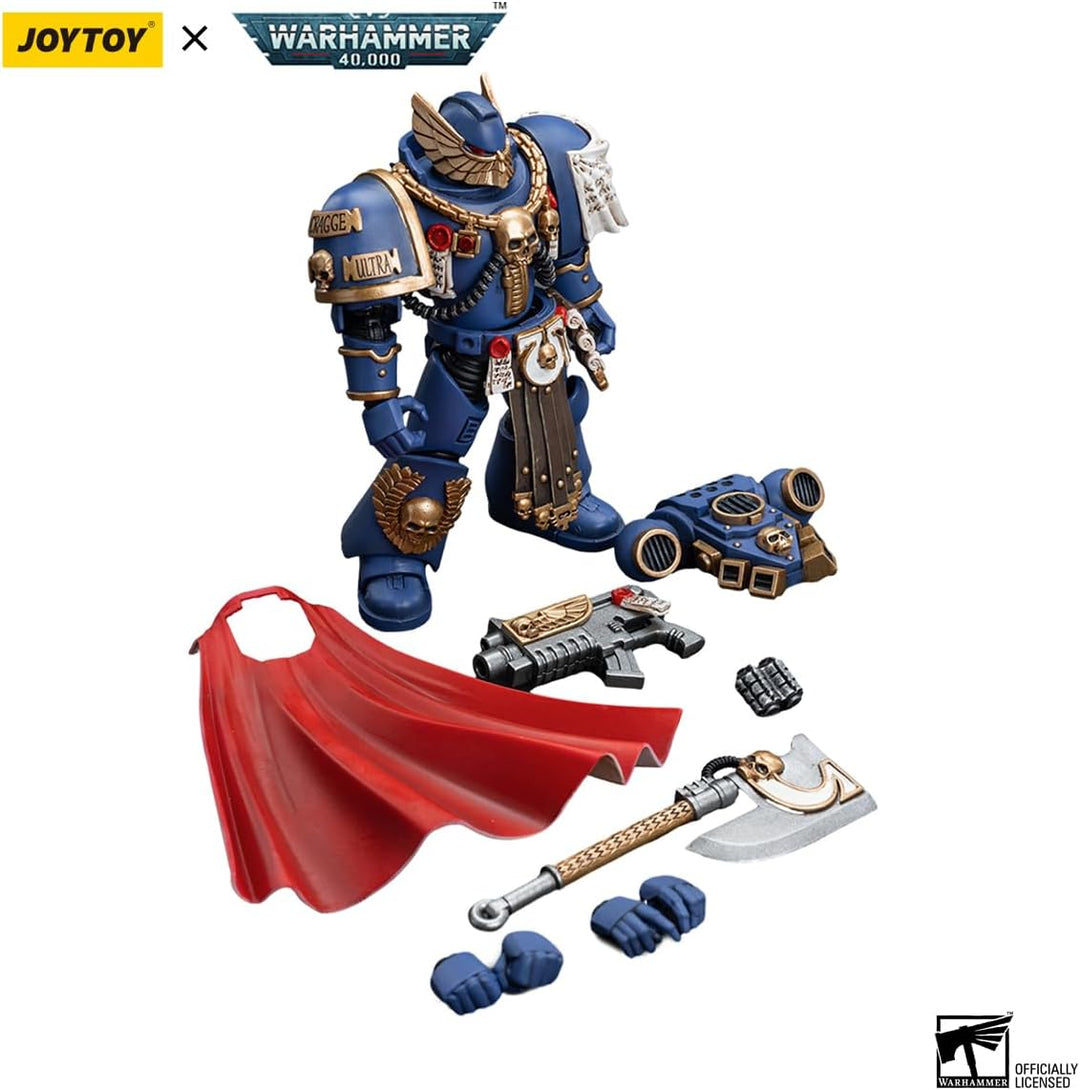 JoyToy Bloomage Tech - WH40K Ultramarines Honour Guard 1/18 Scale Figure - Highly Detailed Collectible for Ages 15+