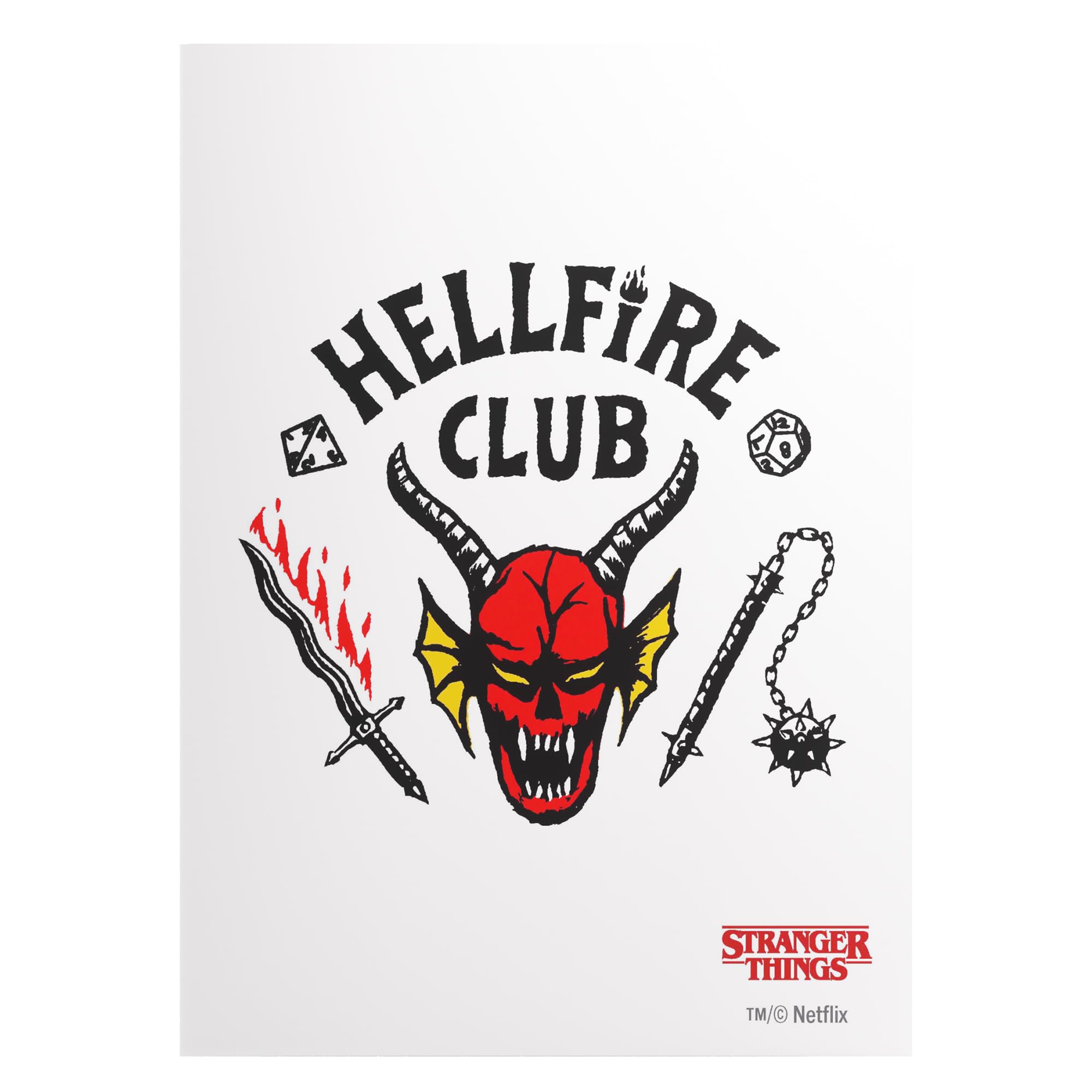 Gamegenic Stranger Things Hellfire Club Art Sleeves - 50 Pack Matte Finish Card Protectors 5