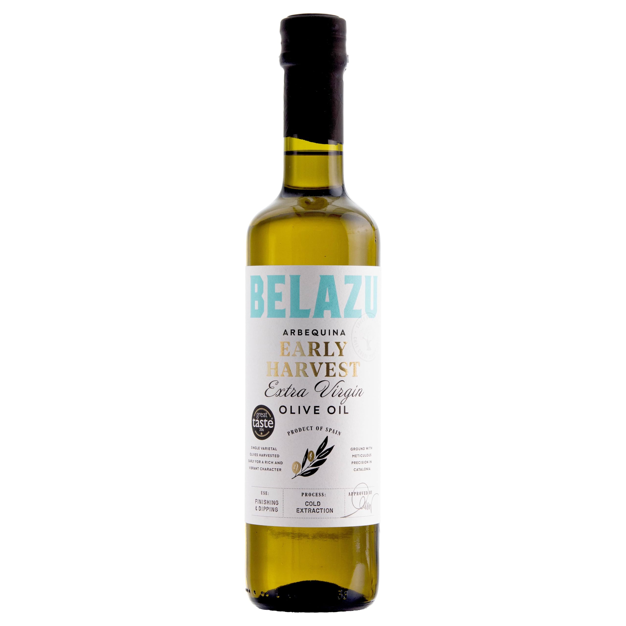 Belazu Early Harvest Extra Virgin Olive Oil - Stone-Crushed, Intense & Aromatic Flavour | 500ml