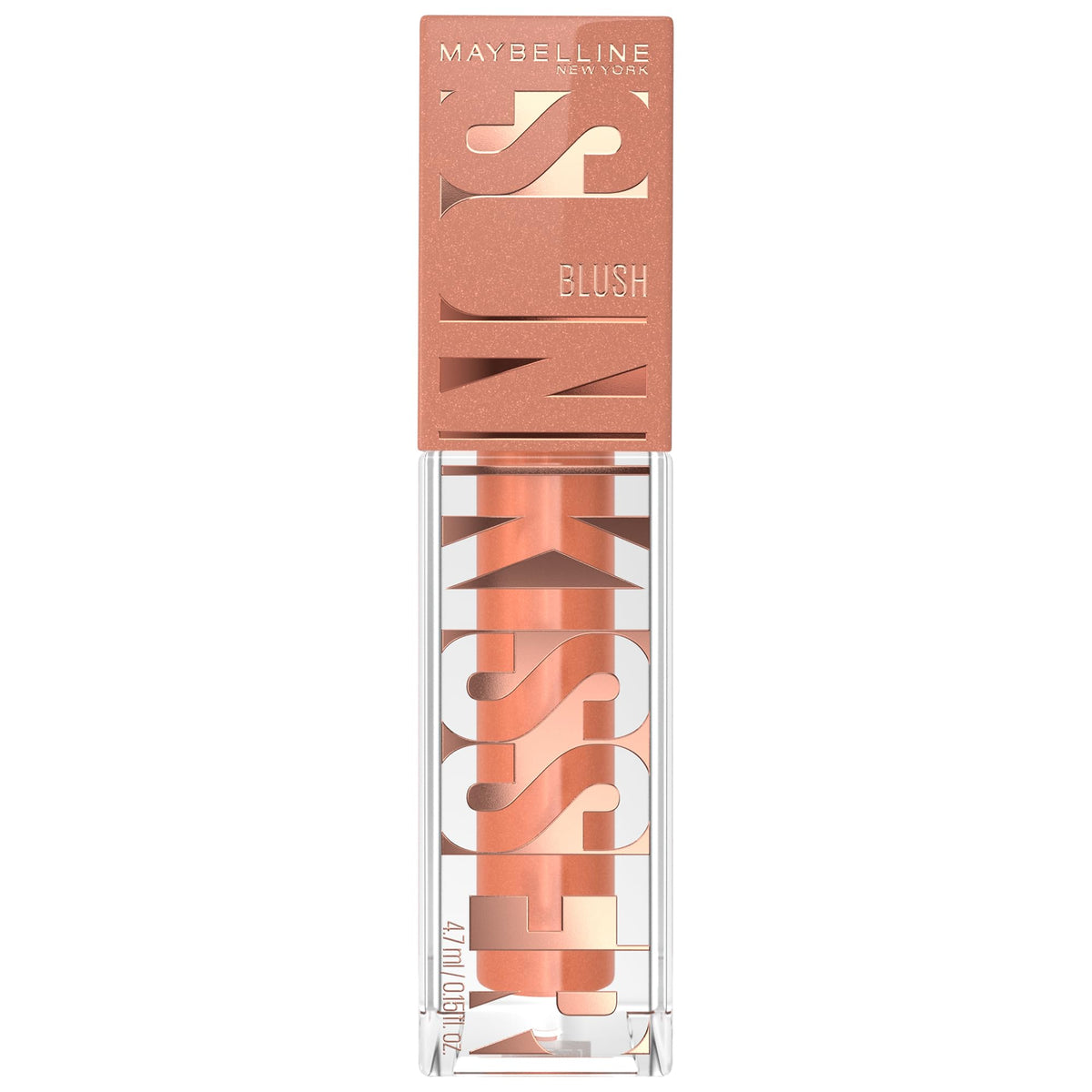 Maybelline New York SUNKISSER Multi-Purpose Illuminating Liquid Blush - Downtown Rush, 4.7 ml, Light Shimmery