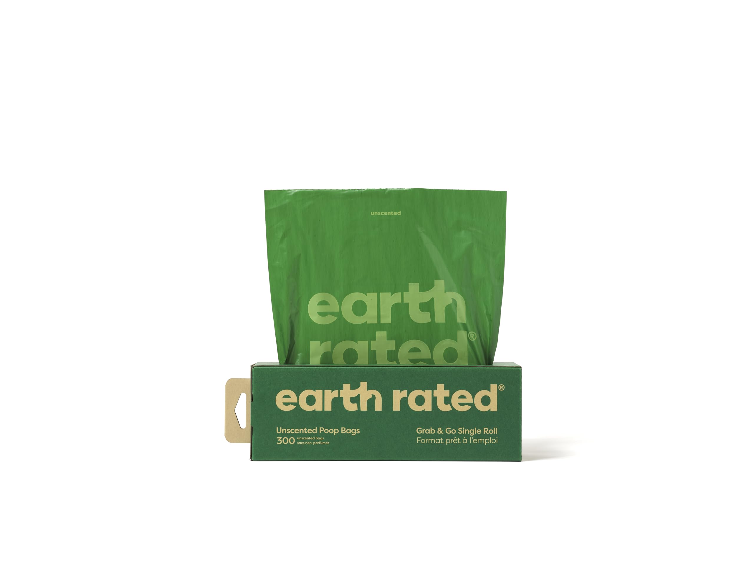 Earth Rated Unscented Dog Poo Bags - 300 Count Bulk Roll | Leakproof & Durable | Made with Recycled Plastic 1