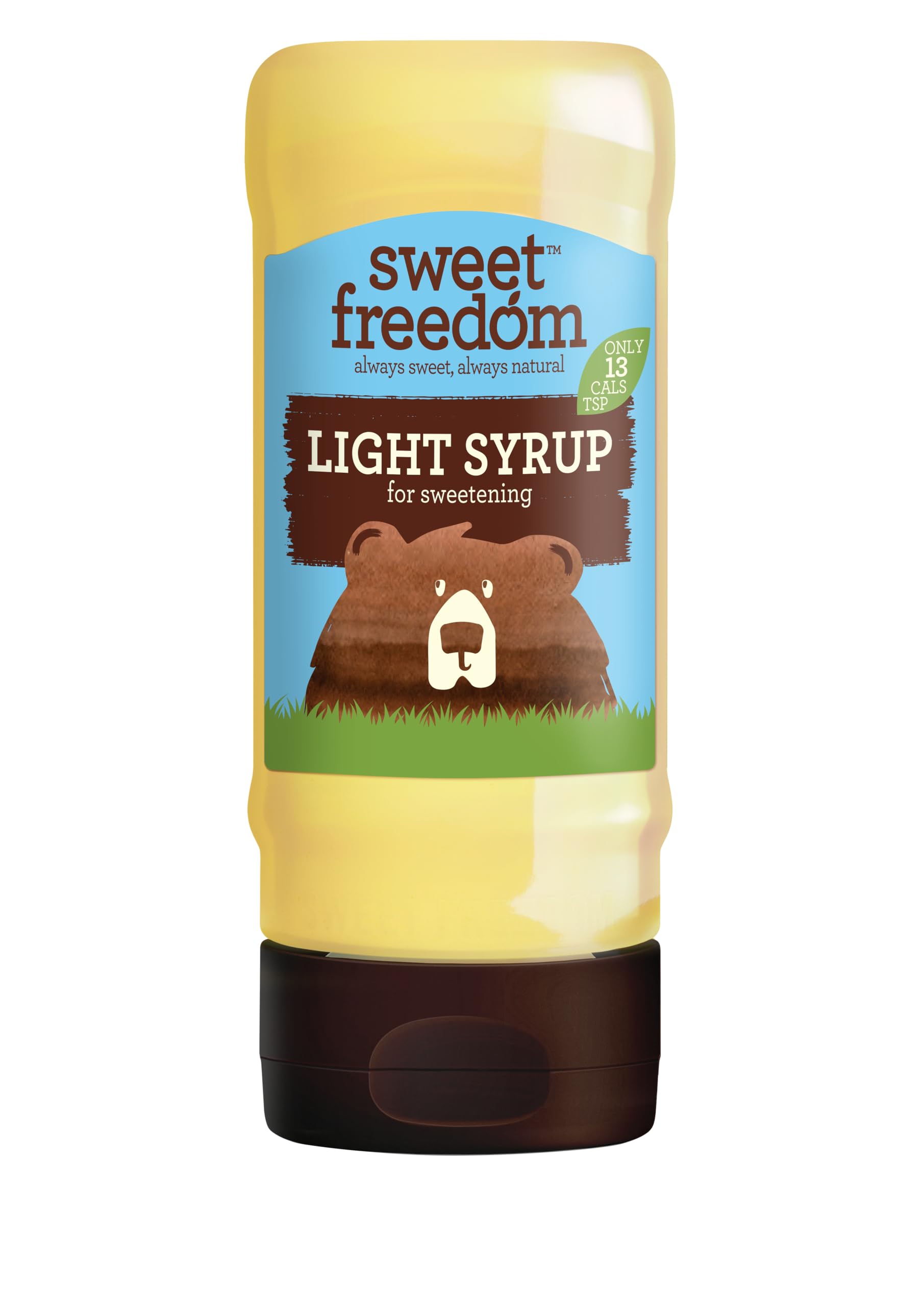 Sweet Freedom - Leichter Sirup 350g | Natürlicher veganer Süßstoff aus Apfel & Johannisbrot | 13 Kalorien pro Teelöffel