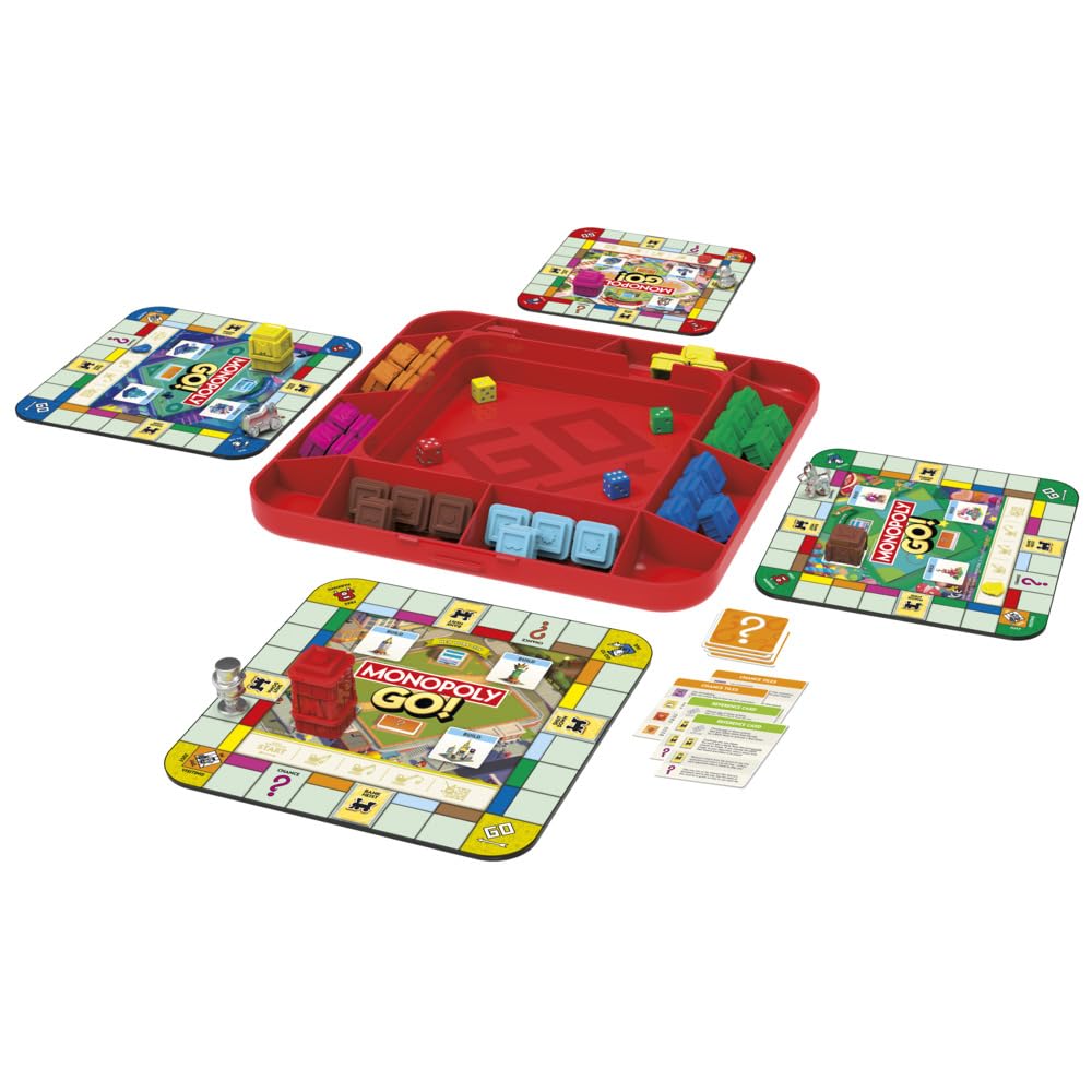 Monopoly GO! Strategy Board Game - For 2-4 Players, Ages 8+, 15 Minute Playtime 4