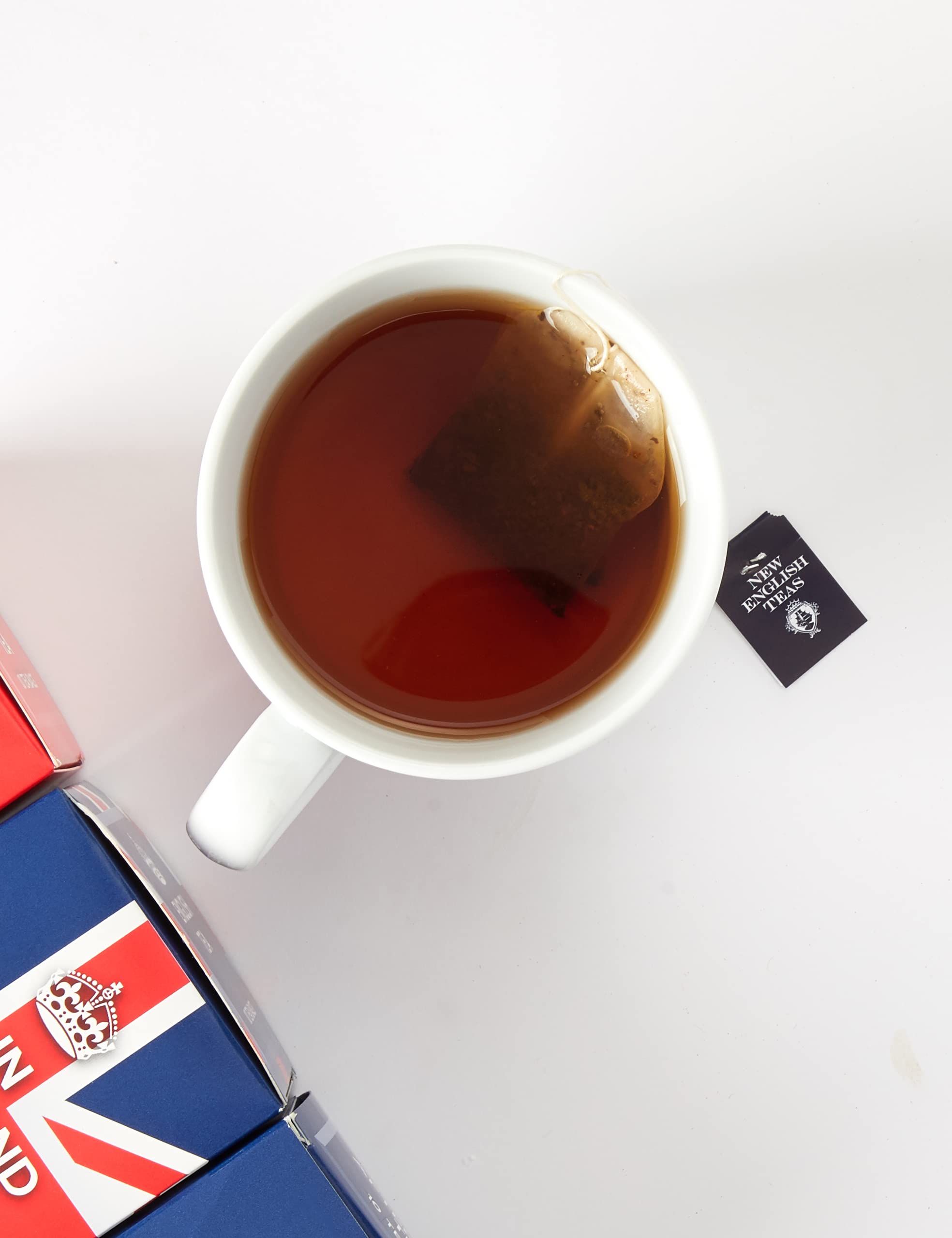 Neue englische Teeslogans Union Jack Tee-Geschenkpackung – 30 Teebeutel (English Breakfast, Afternoon & Blend)
