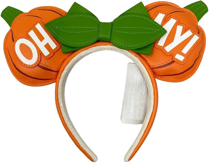 Loungefly Disney Pumpkin Minnie Mouse Oh My Ears Headband (Disney Halloween Collection)