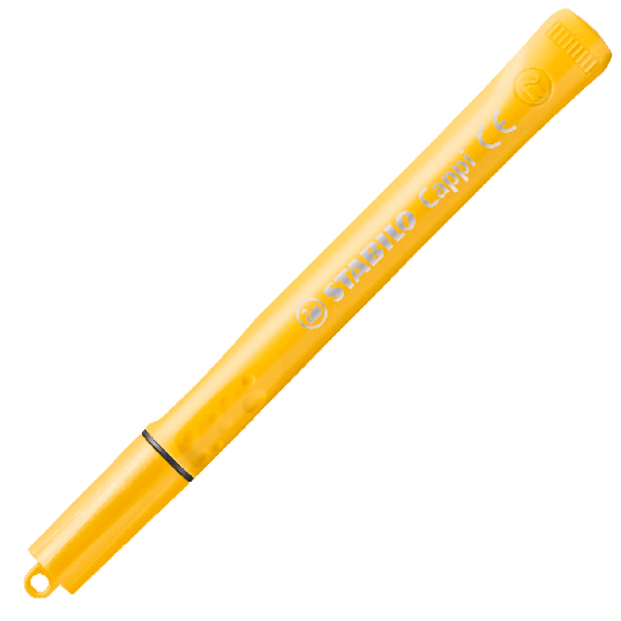 STABILO Cappi Fibre-Tip Pens - 24 Assorted Colours Pack | 1mm Line Width | Washable Ink 2