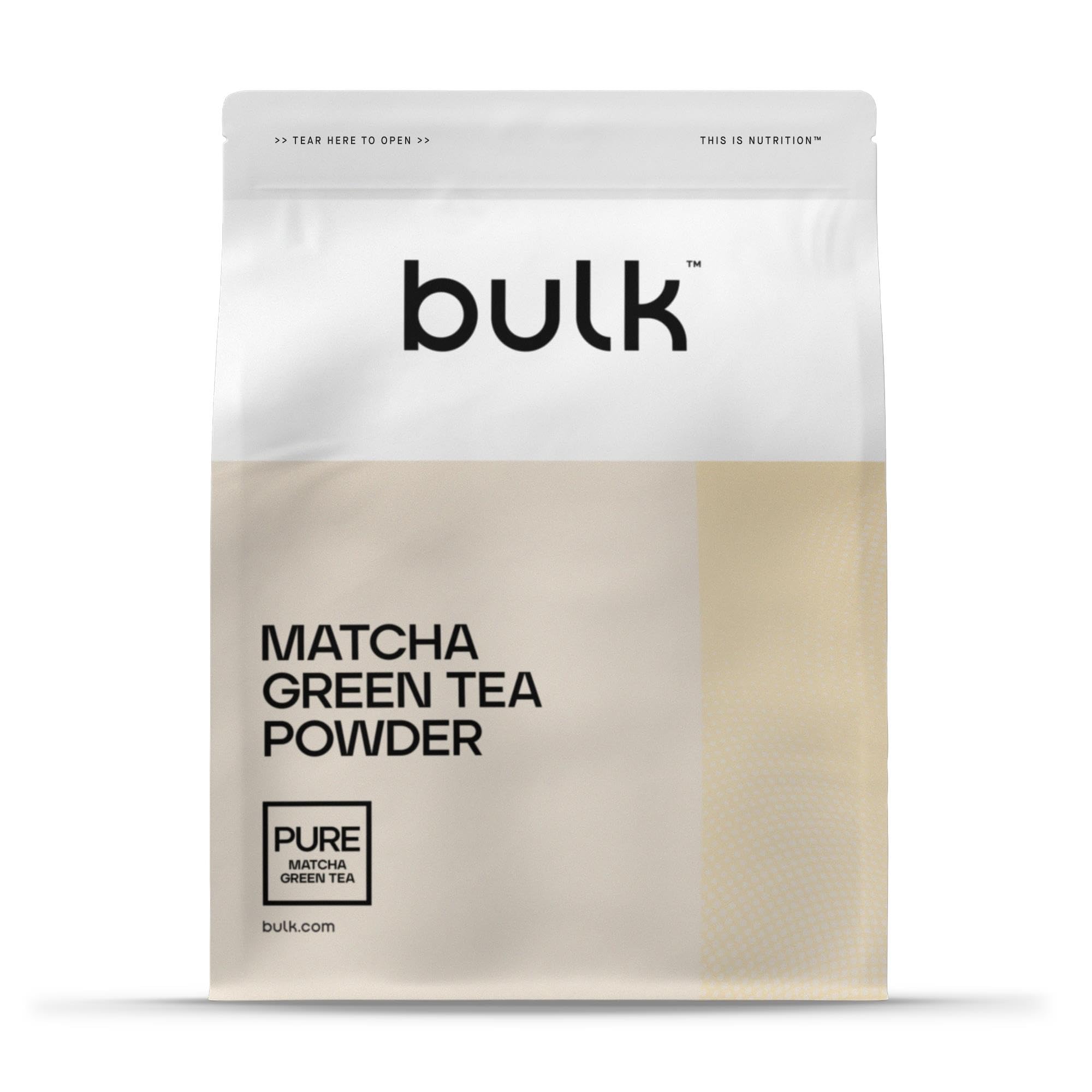 Matcha-Grünteepulver in Großpackung – 500 g, geschmacksneutral, im Schatten gewachsen, für Smoothies, zum Backen und für Getränke