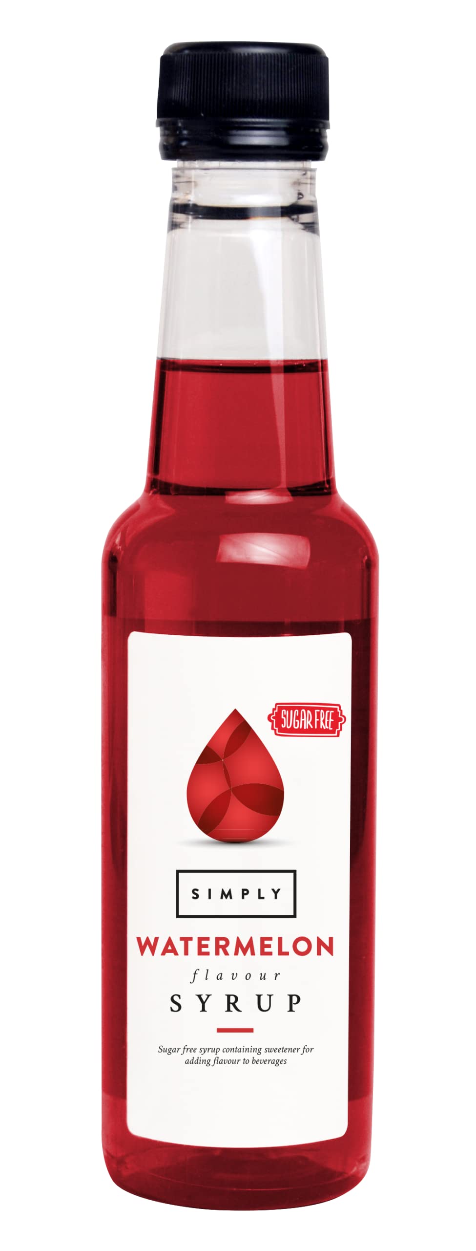 Simply Sugar Free Watermelon Syrup - 250ml Liquid | Red