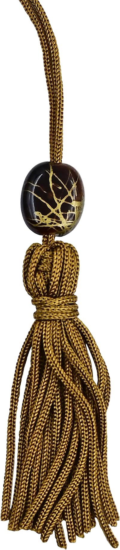 Peter Pauper Press Vintage Library Card Bookmark - Beaded Tassel | Gloss Highlights | Ruler