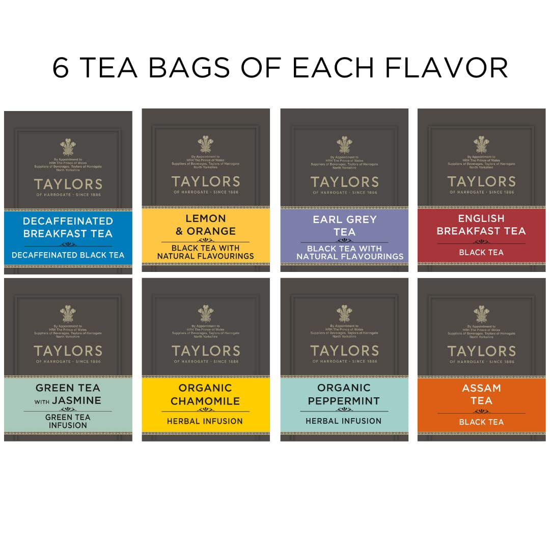Taylors of Harrogate Assorted Speciality Teas Selection Gift Box - 8 Flavour Variety Pack 6