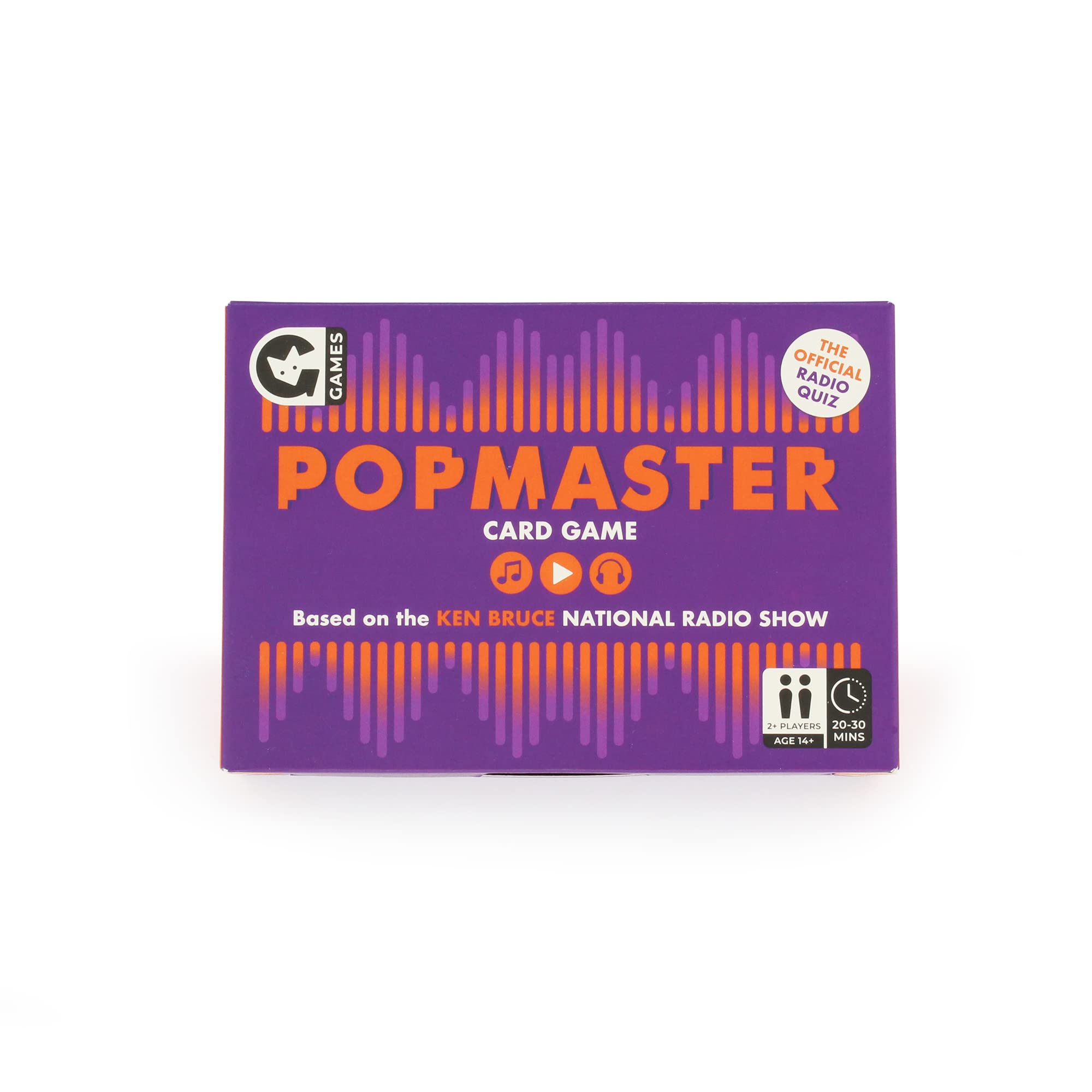 Ginger Fox PopMaster BBC Radio 2 Quiz Card Game | 2+ Players | Ages 14+ 6