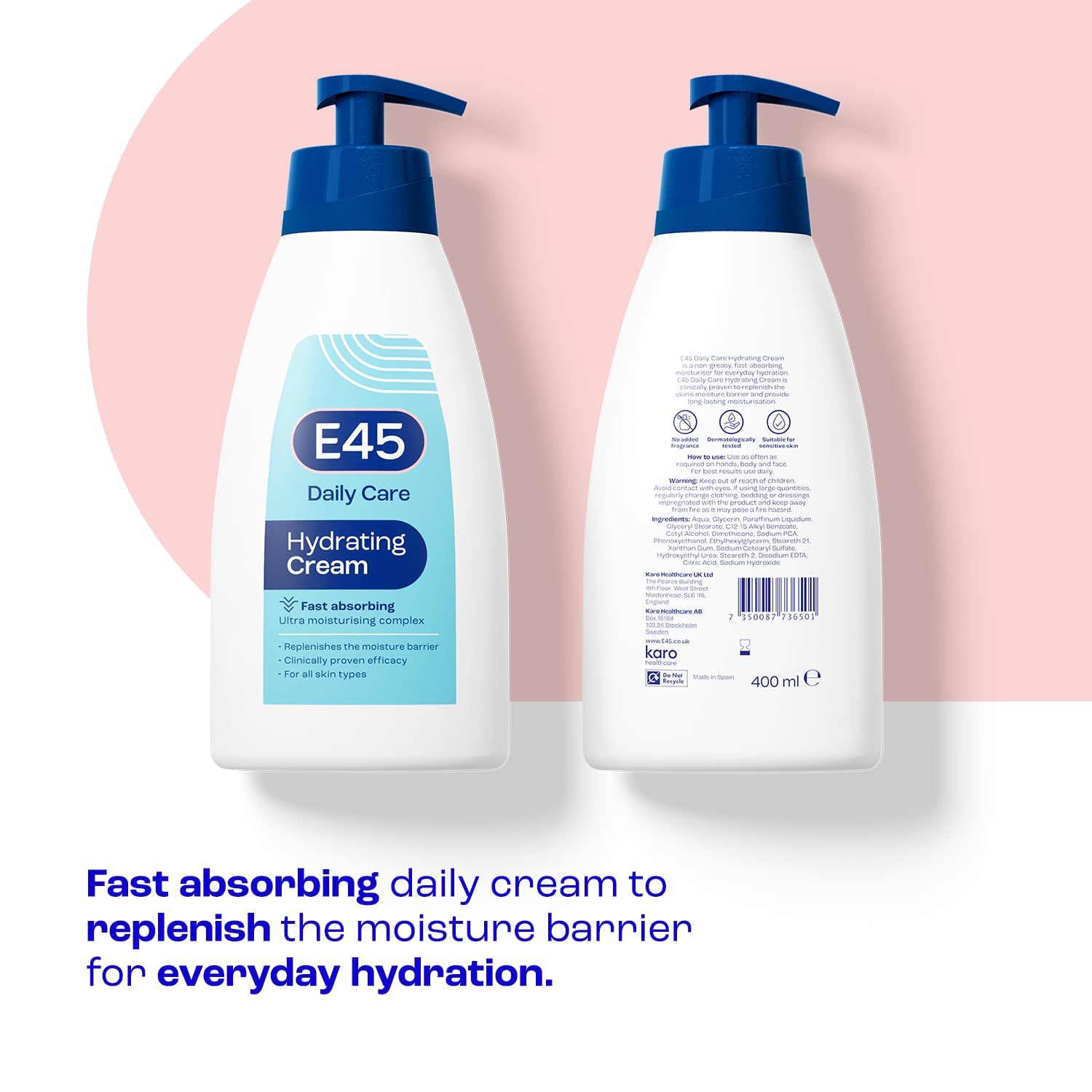 E45 - Daily Hydrating Cream (400 ml) 3