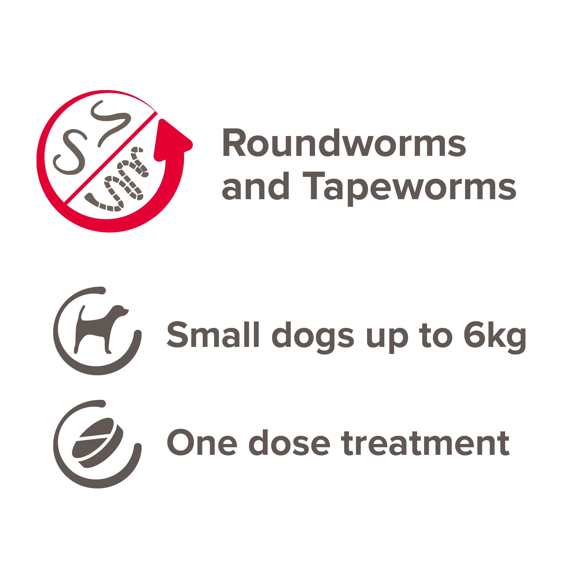 Beaphar One Dose Worming Tablets - For Small Dogs Up To 6kg | 3 Tablets 3