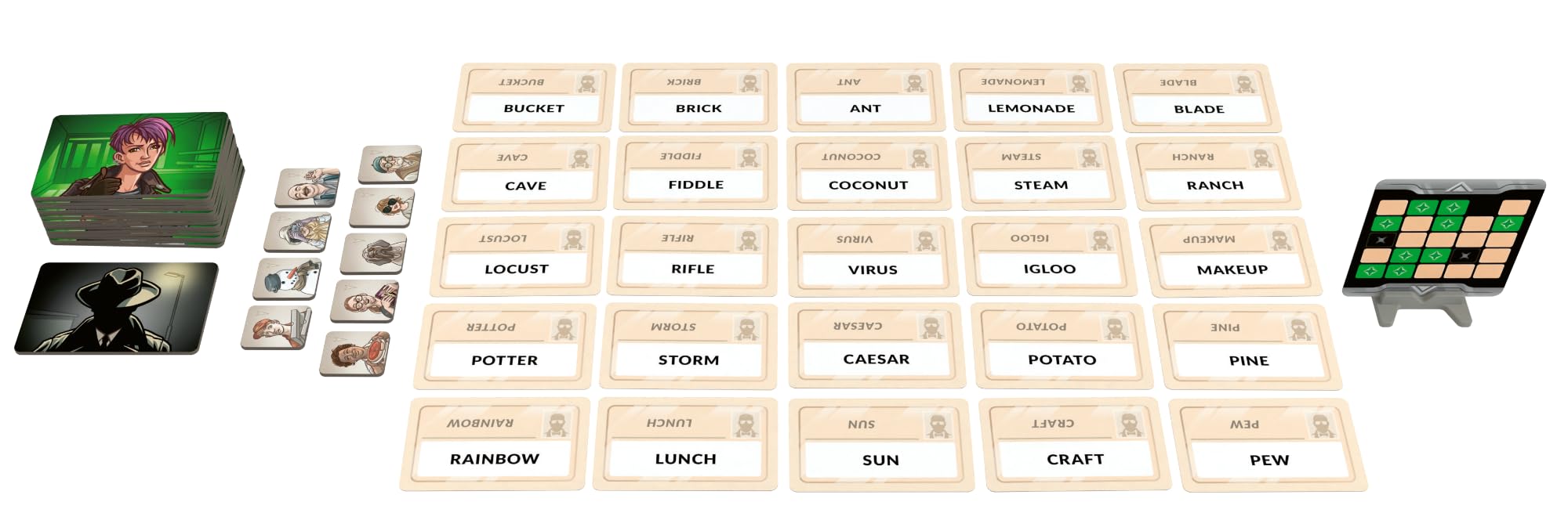 CGE Czech Games Edition Codenames Duet (2nd Edition) - Cooperative Word Game | 2 Players | Ages 11+