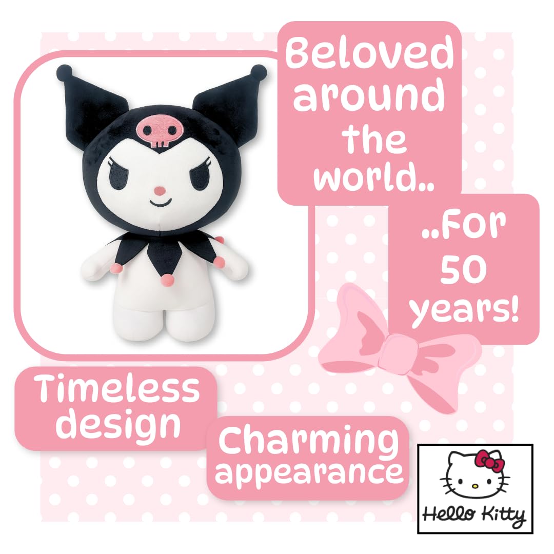 Hello Kitty Official Kuromi Plush - 44.5 CM Large Standing Plush Toy 10