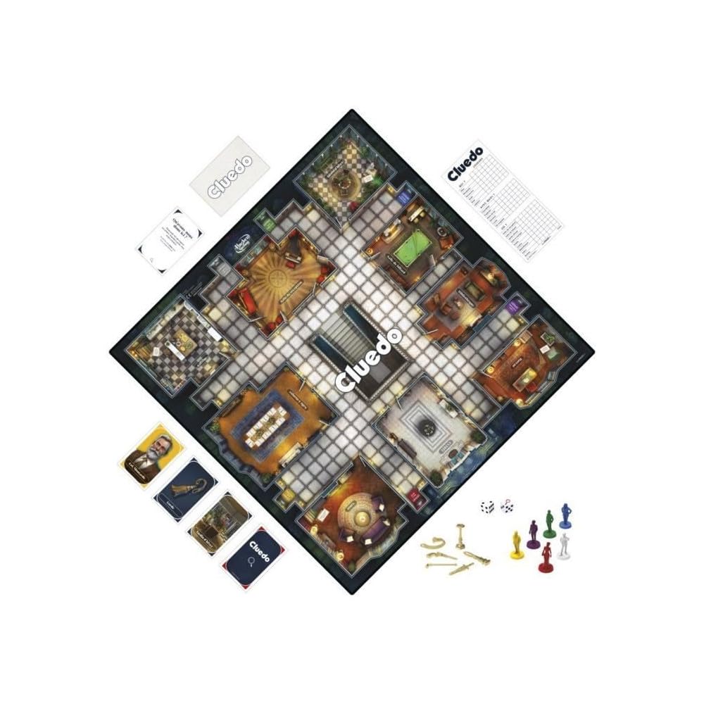 Hasbro Gaming Cluedo Family Board Game for 2-6 Players, Ages 8+ 10