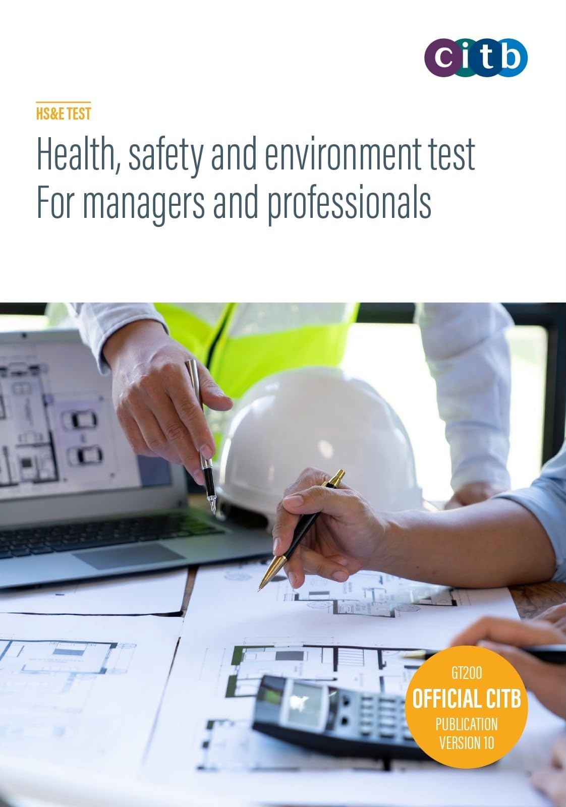 CITB Health, Safety and Environment Test for Managers and Professionals GT200-V10 - 10th Edition | Paperback | English
