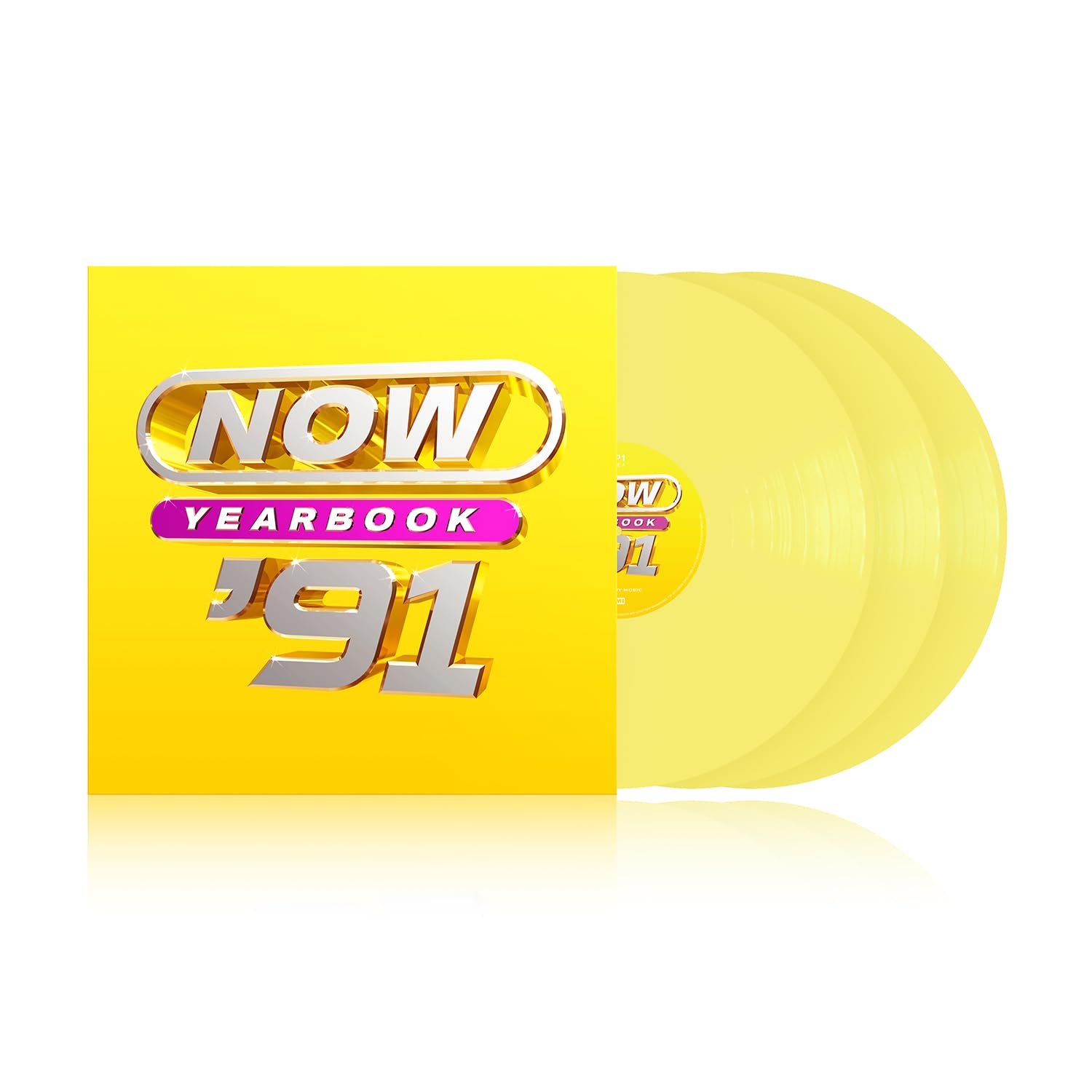 NOW Yearbook 1991 – 3-LP Vinyl Compilation (Yellow Vinyl)