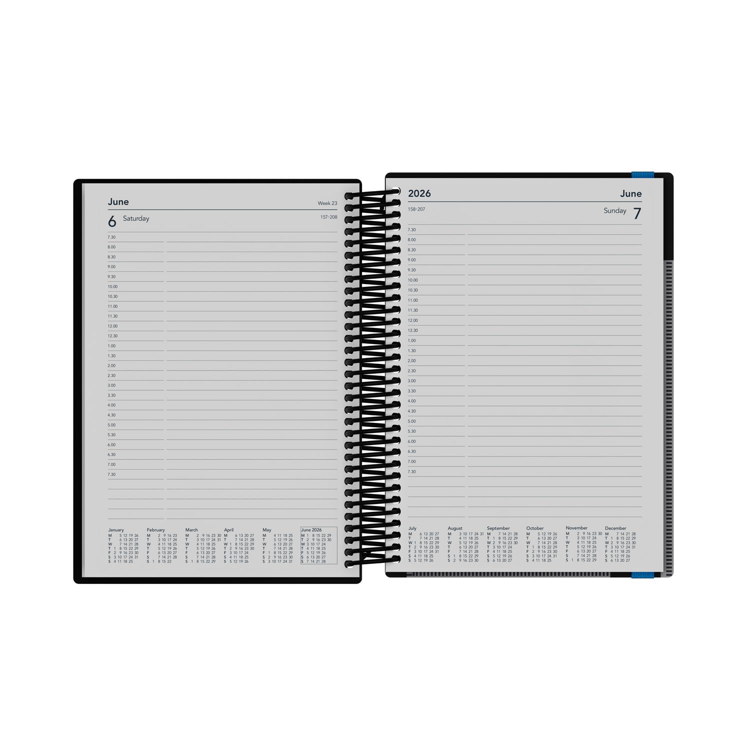 Collins 2026-2027 Academic Year Appointment Book - A5 Day-to-Page Planner | Hard Cover | Orange