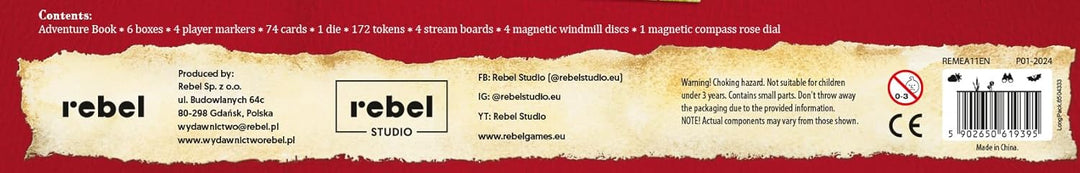 Rebel Meadow Adventure Book Story-Book Game (REBMEA11EN)