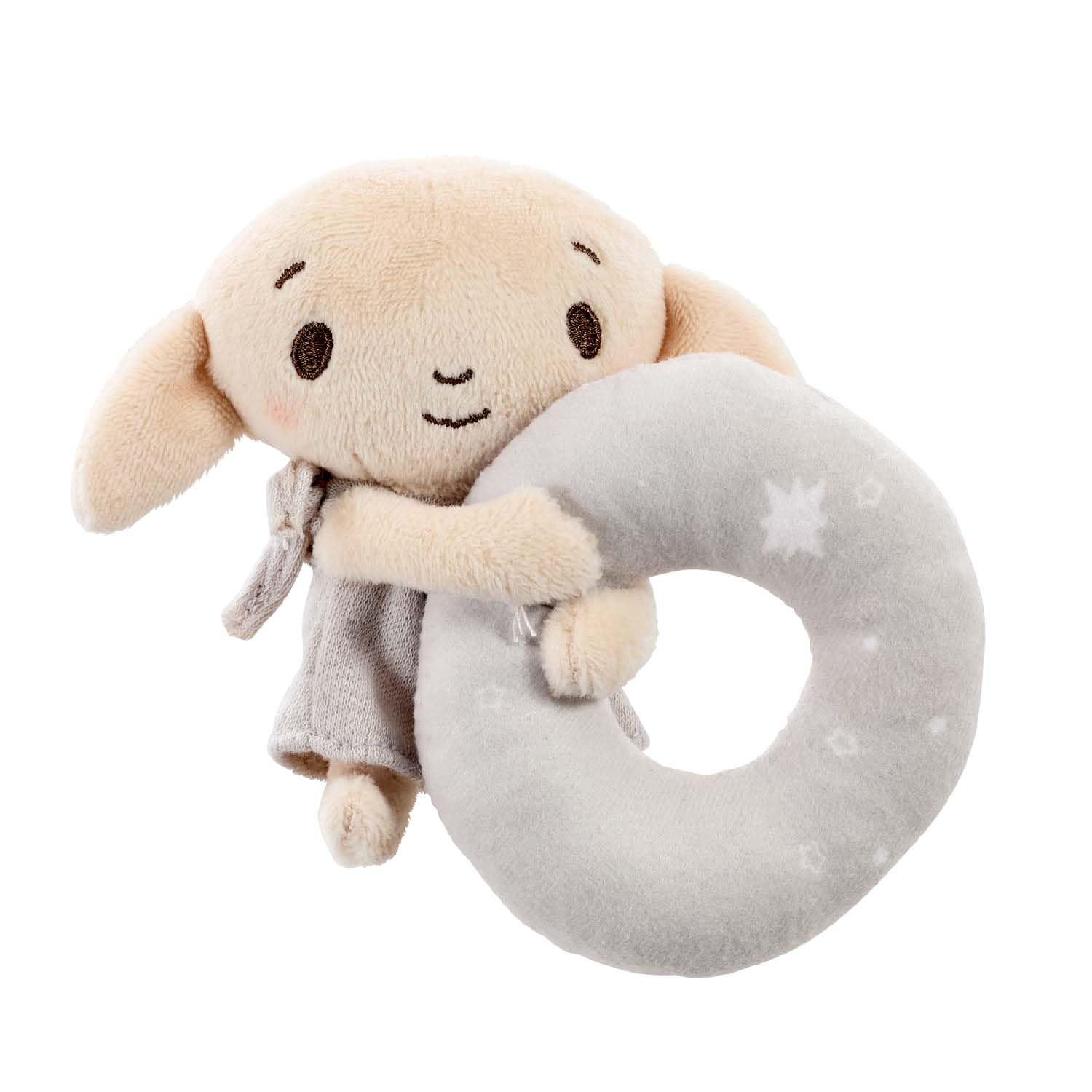 Rainbow Designs Harry Potter Dobby Plush Baby Rattle - Soft Sensory Toy for Newborns & Toddlers 1