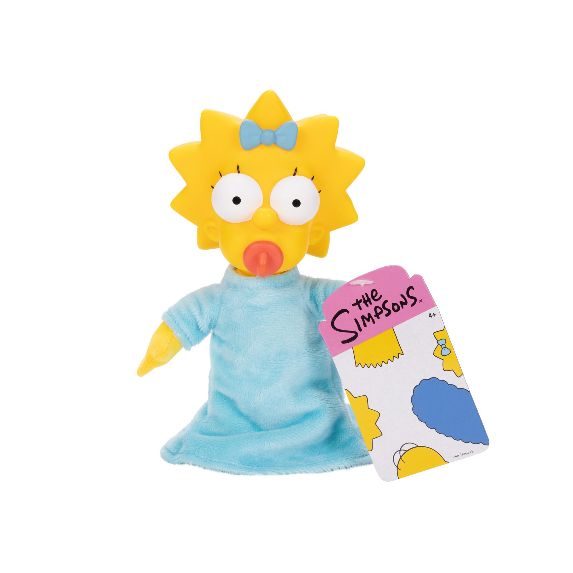 The Simpsons Maggie Plush - 20cm Soft Cuddly Doll by Jakks Pacific 1