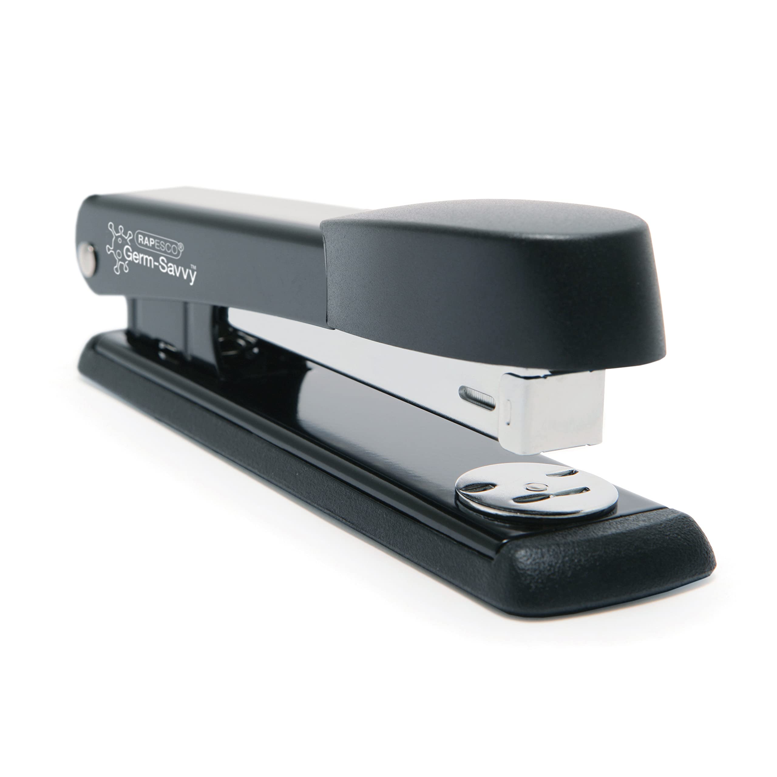 Rapesco 1602 Germ-Savvy Antibacterial Marlin Stapler, 25 Sheet Capacity and 2