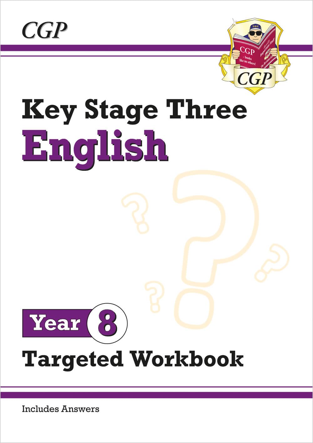 CGP New KS3 English Year 8 Targeted Workbook - Practice Questions & Answers | Paperback