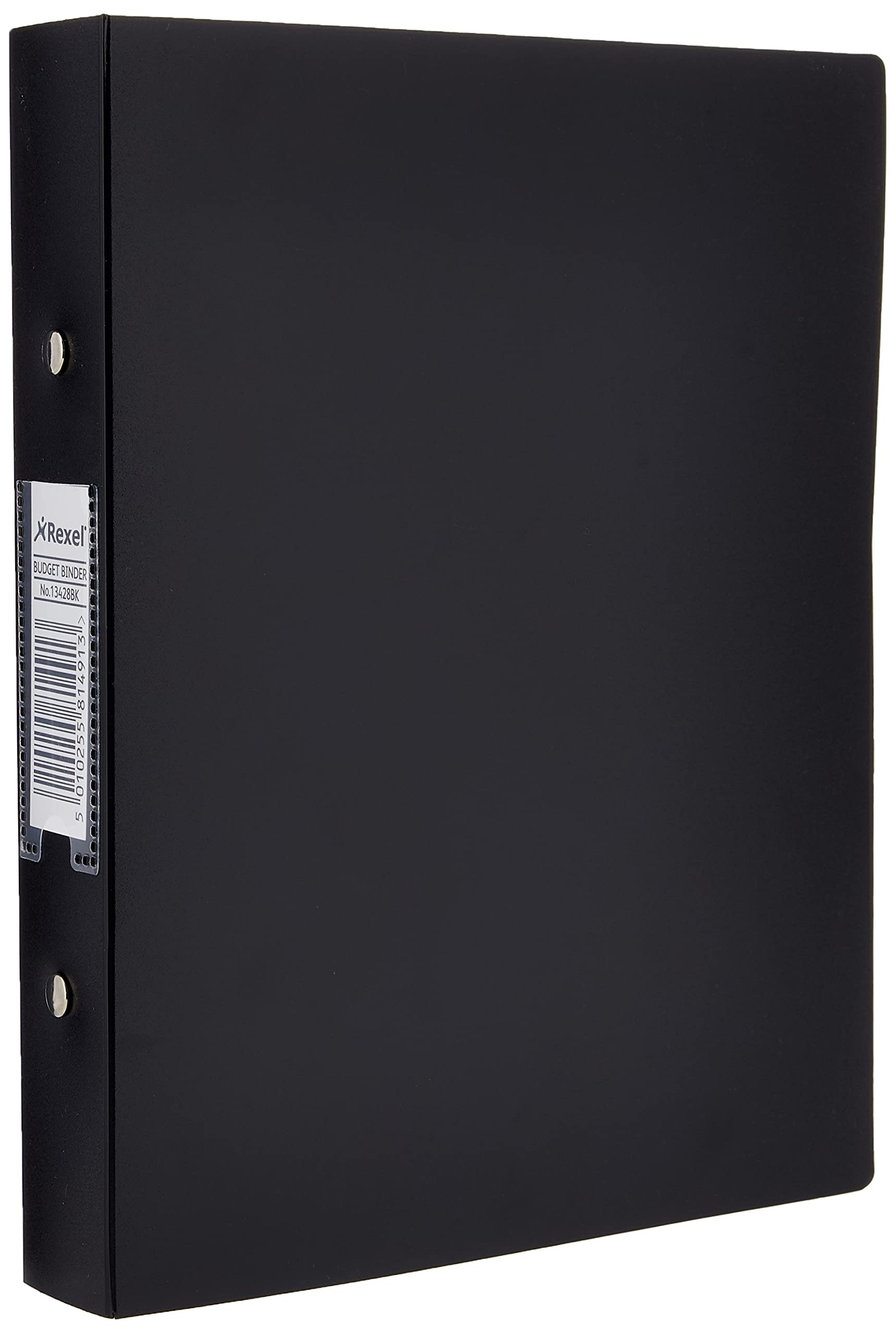Rexel A5 O-Ring Binder - Black | 2 O-Ring Mechanism | 25mm Capacity | Polypropylene