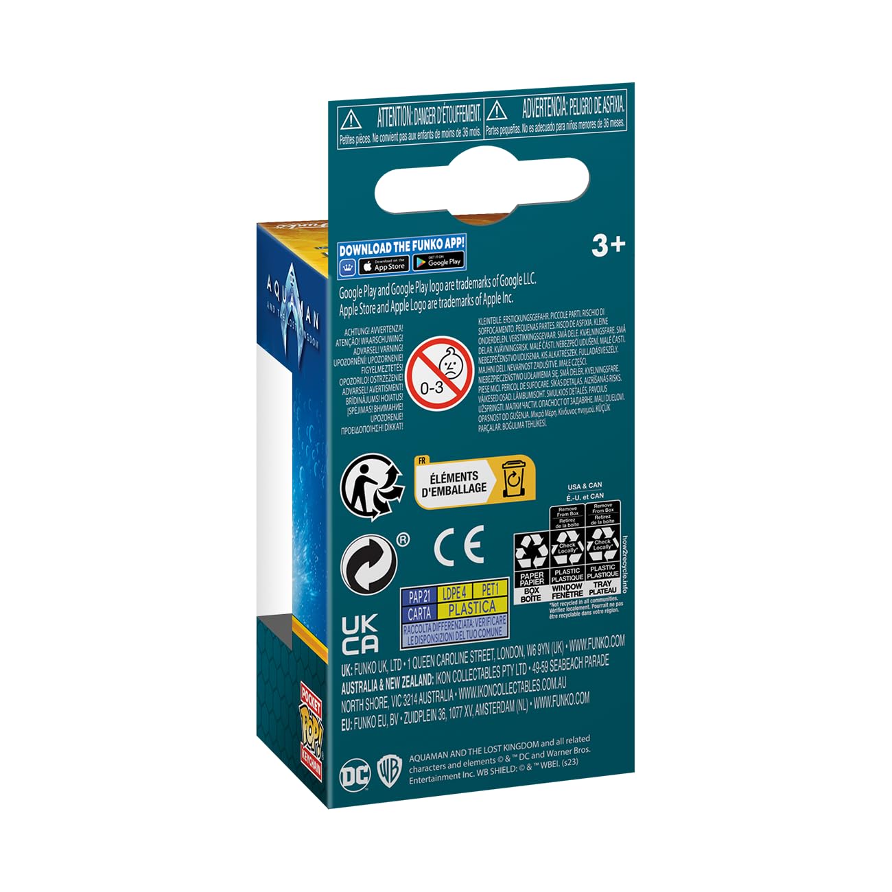 Funko Pop! Vinyl Keychain: DC - Black Manta - Aquaman - Collectible Mini Figure - Official Merchandise 11