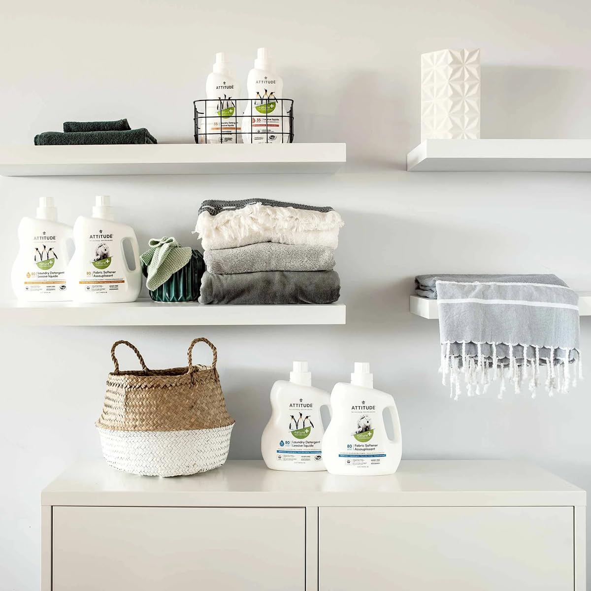 ATTITUDE Liquid Laundry Detergent - EWG Verified, Plant-Based, Wildflower Scent | 35 Loads