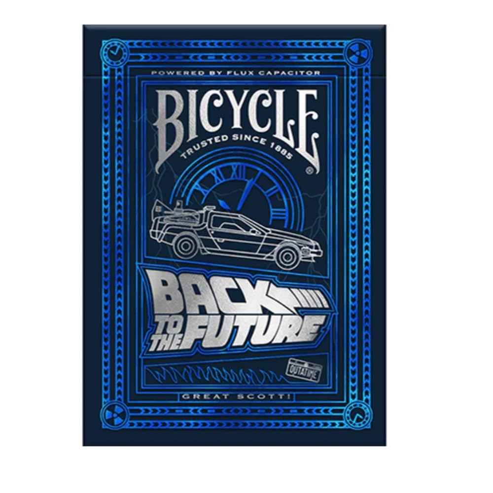 Bicycle Back to The Future Playing Cards - Air Cushion Finish, Custom Figures | Unisex Adult 4