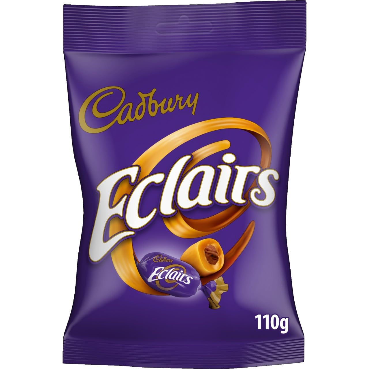 Cadbury Eclairs Chocolate Bag - Chewy Caramel with Milk Chocolate Centres | 110g 1