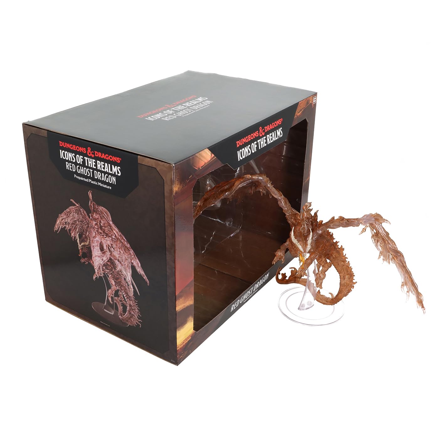 WizKids Dungeons & Dragons Red Ghost Dragon Miniature 1