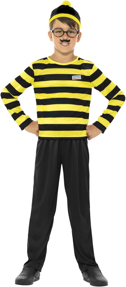 Smiffys Where's Wally Odlaw Costume - Kids (42976S)