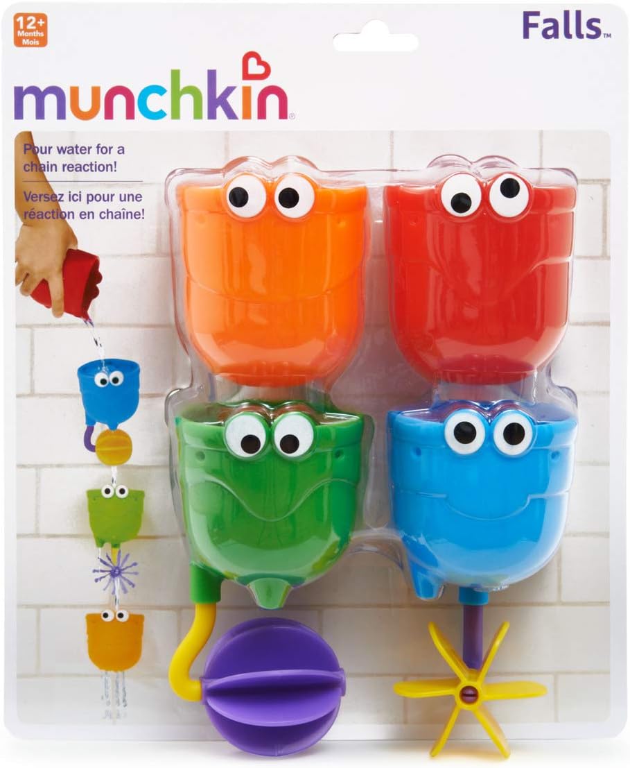 Munchkin Falls Bath Toy with Suction Cups - Interactive Water Playset for Toddlers 2