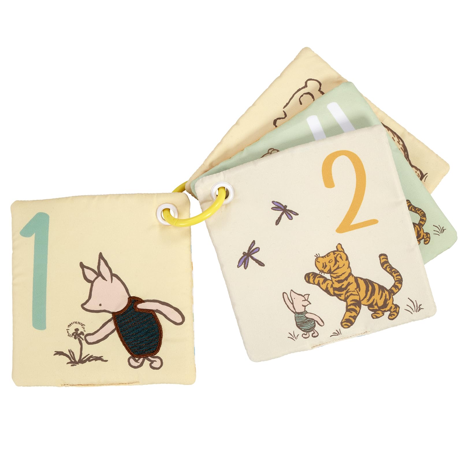 Rainbow Designs Disney Winnie the Pooh Play & Go Squares Baby Book | Sensory | From Birth