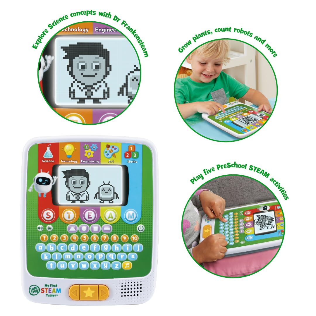LeapFrog My First STEAM Tablet - Educational Learning Tablet for Kids Ages 2-5 2
