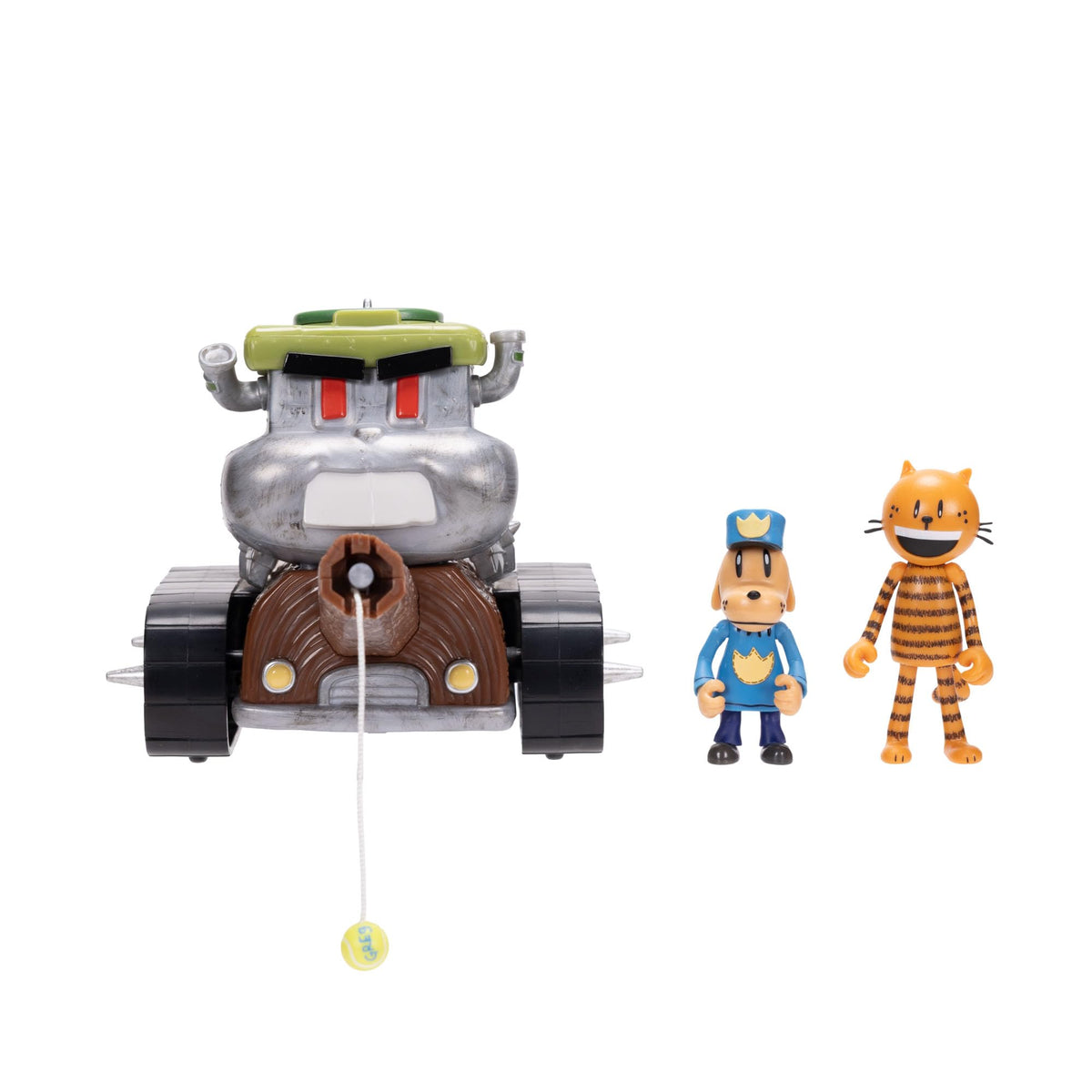 Dog Man Squirrel Shooter Vehicle Playset - Petey & Dog Man Figures