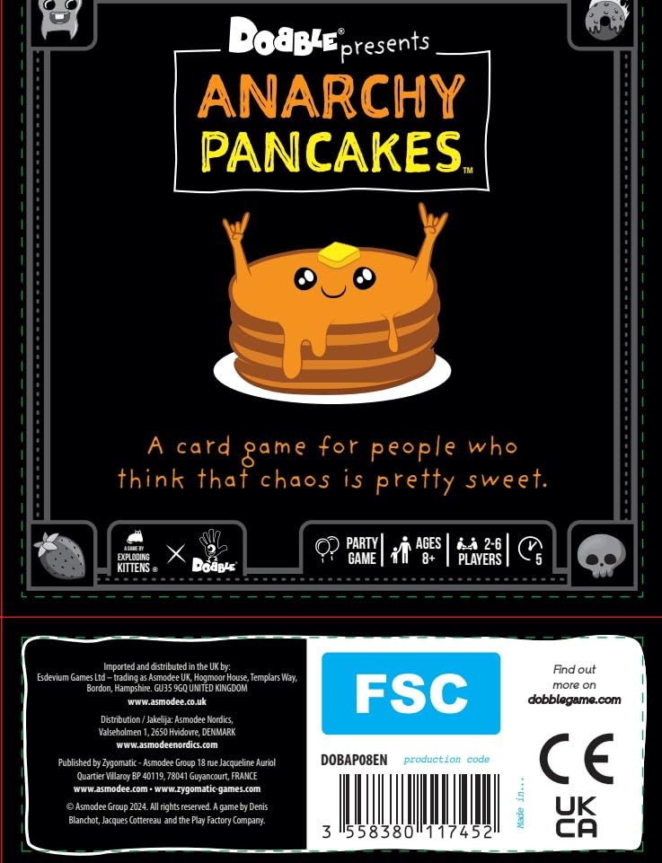 Asmodee Anarchy Pancakes Dedicated Card Game (ASMDOBAP08EN)