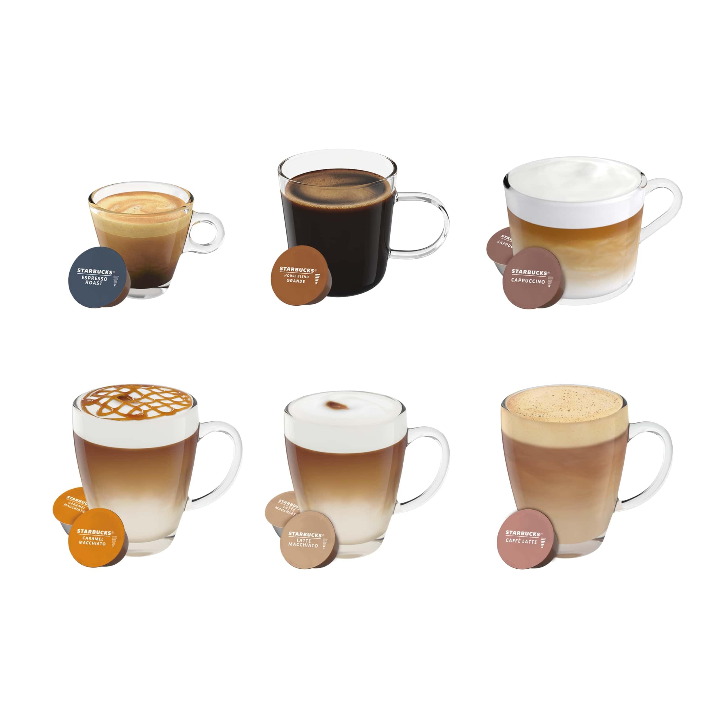 STARBUCKS Mixed Coffee Capsule Variety Pack for NESCAFÉ Dolce Gusto | 72 Count 4
