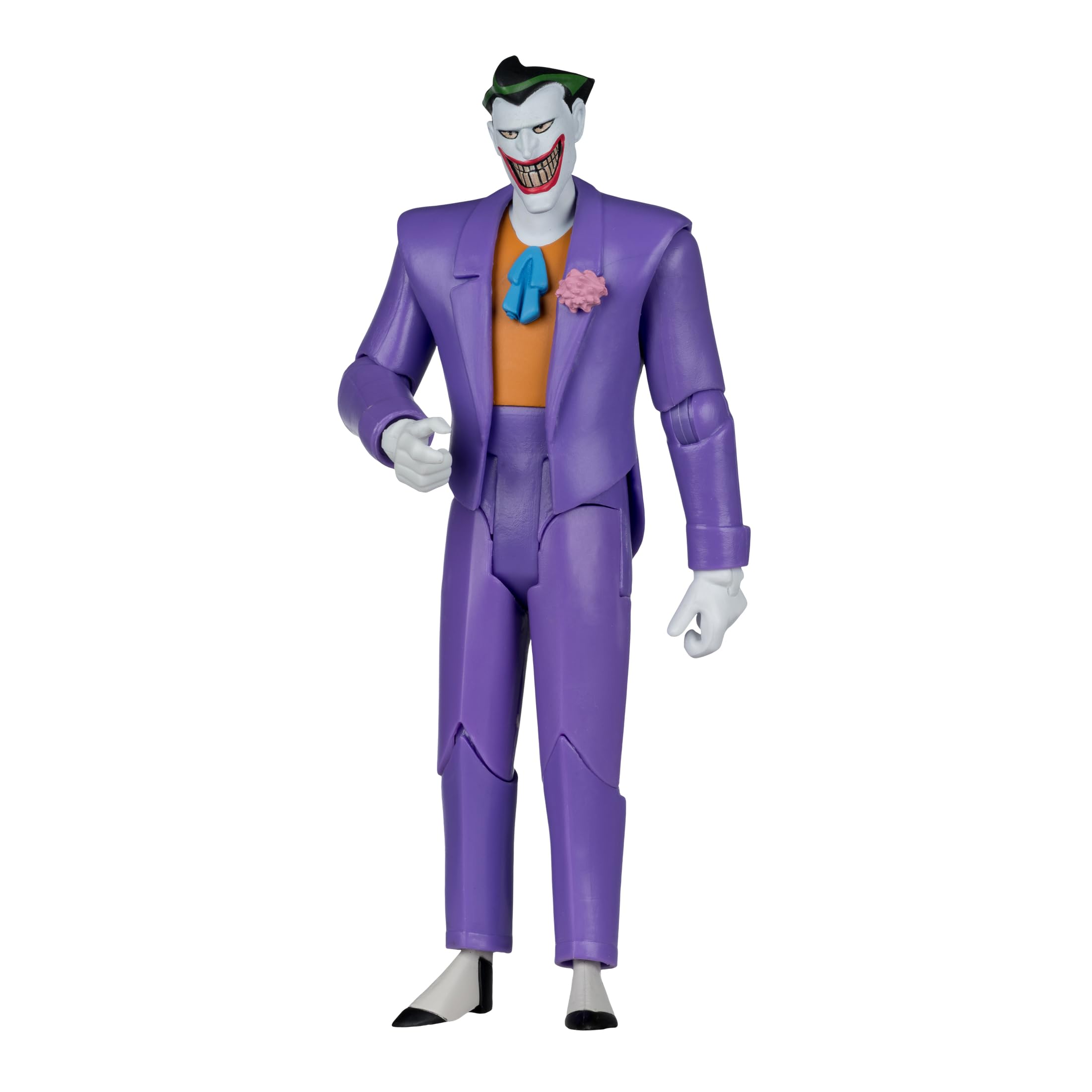 McFarlane Batman: The Animated Series The Joker 6in Action Figure | Build-A Figure Piece Included 1