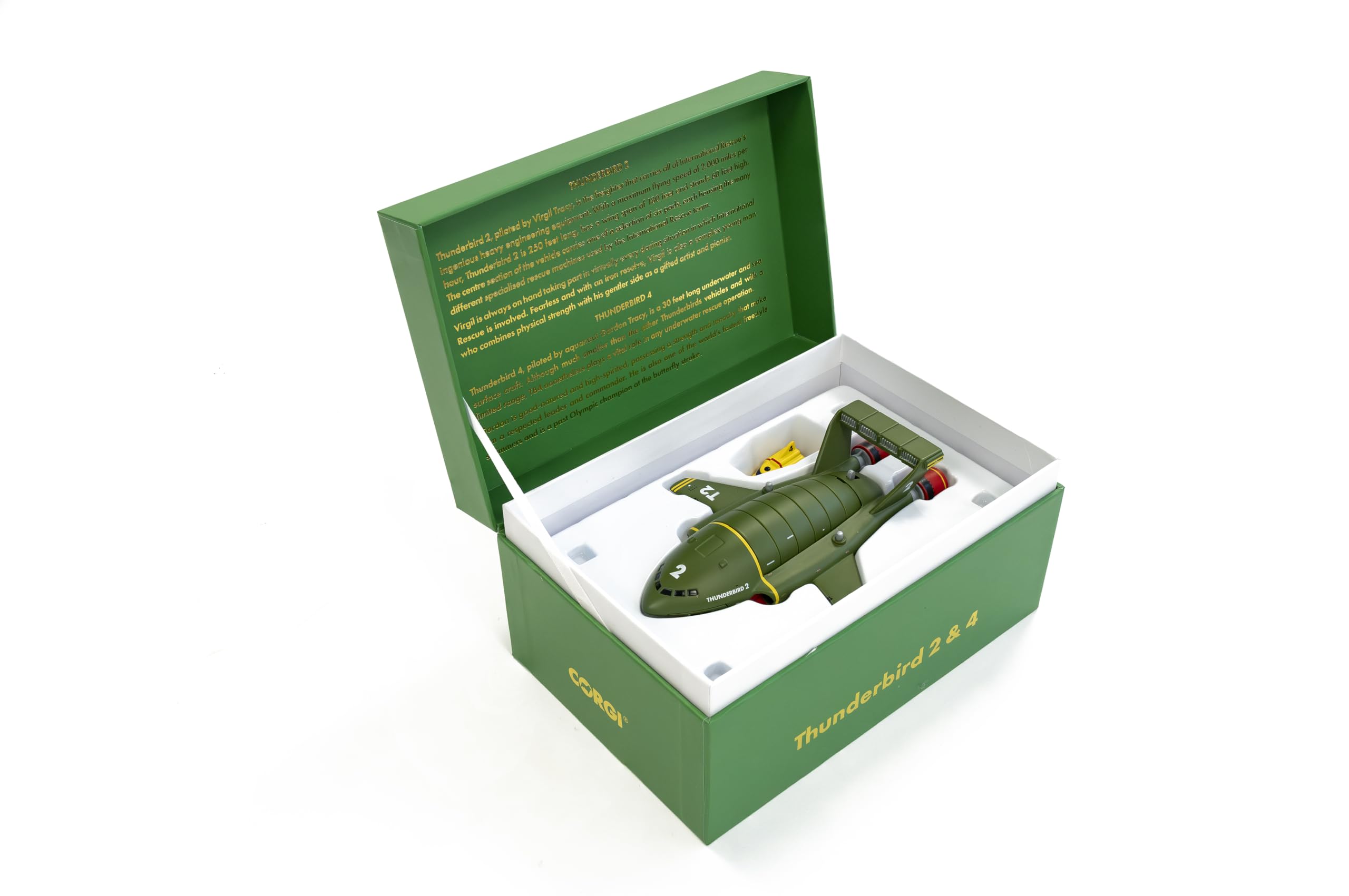 Corgi Thunderbird 2 & 4 Model Aircraft - Die-cast Metal, 12.8 cm Scale 5