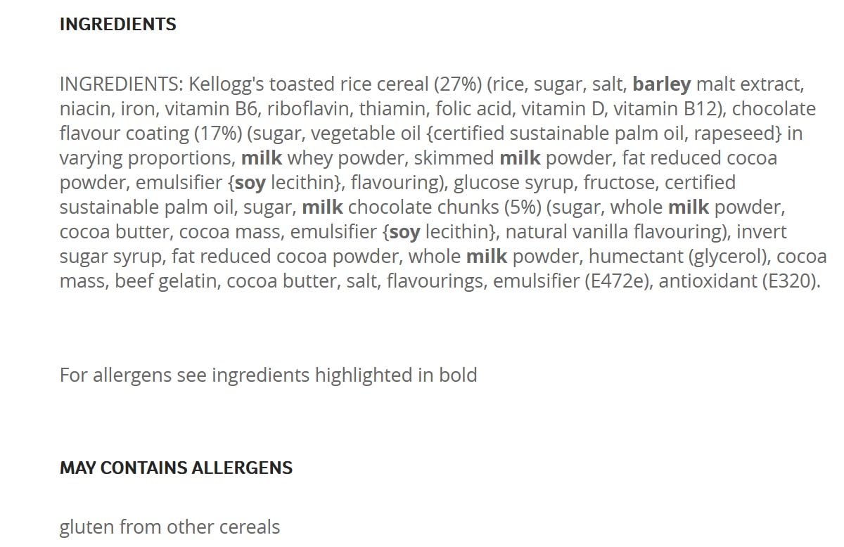 Kellogg's Rice Krispies Squares Delightfully Chocolatey Bar 30 x 36g 7