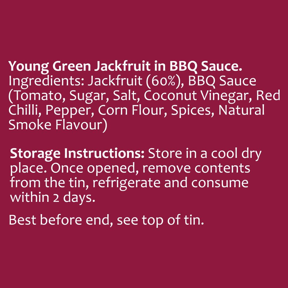 Tropical Sun Ready-to-Eat BBQ Jackfruit, 400g | Vegan, Smoky BBQ Flavor, Natural Ingredients 12