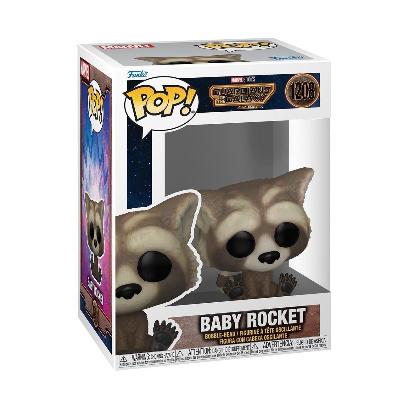 Funko Pop! Vinyl: Guardians of the Galaxy 3 - Baby Rocket Raccoon Collectible Figure 1