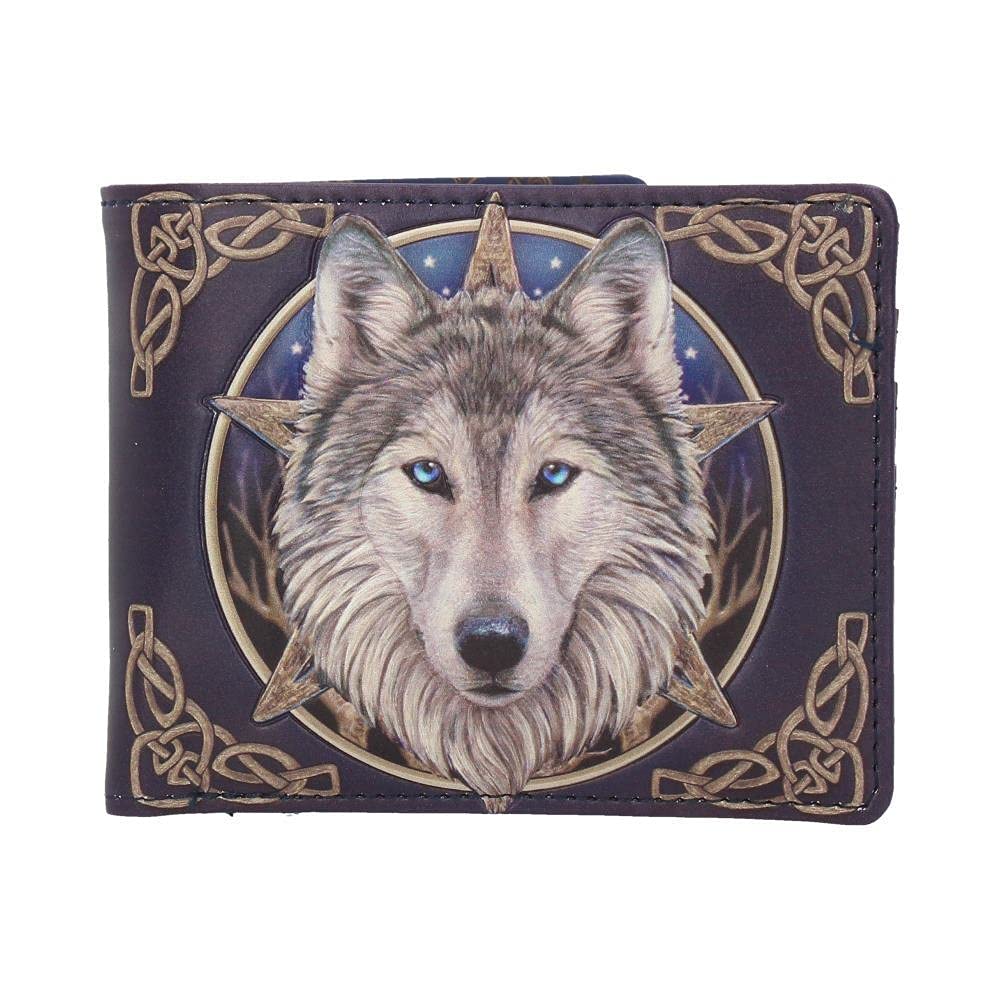 Nemesis Now Lisa Parker Wild One Wolf Wallet in Black PU