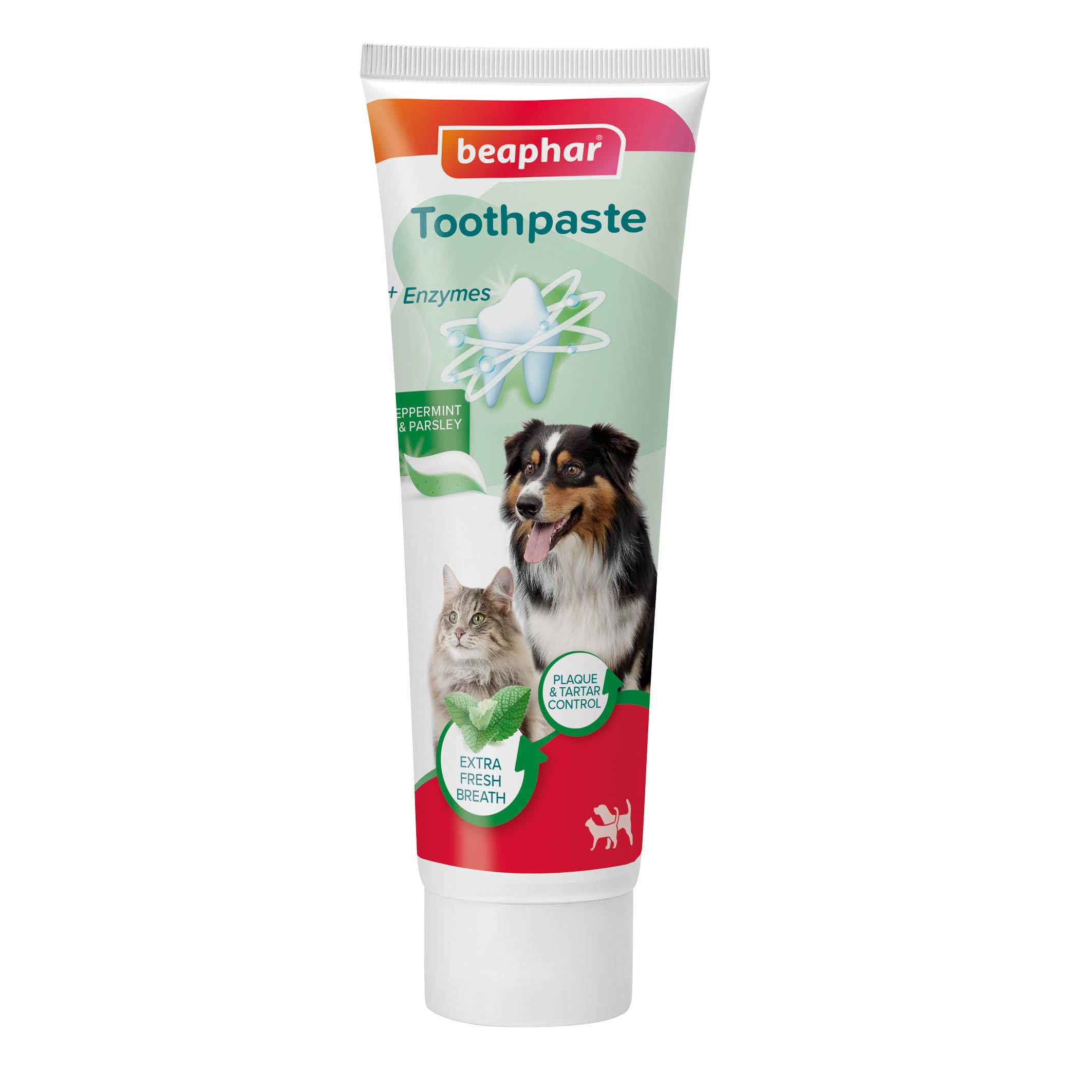 Beaphar Liver Flavour Toothpaste with Enzymes for Dogs & Cats | Plaque & Tartar Control | 100 g